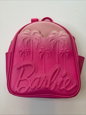 Barbie Pink Gradient Palm-Embossed Mini Backpack